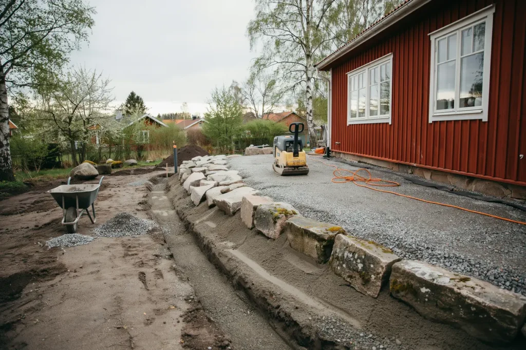 s undviker du s ttningar i uppfarten r tt underbyggnad f r svenska villatomter
