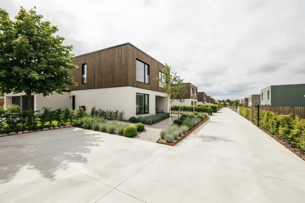 anl ggning av uppfart och g ngar vid villa i limhamn