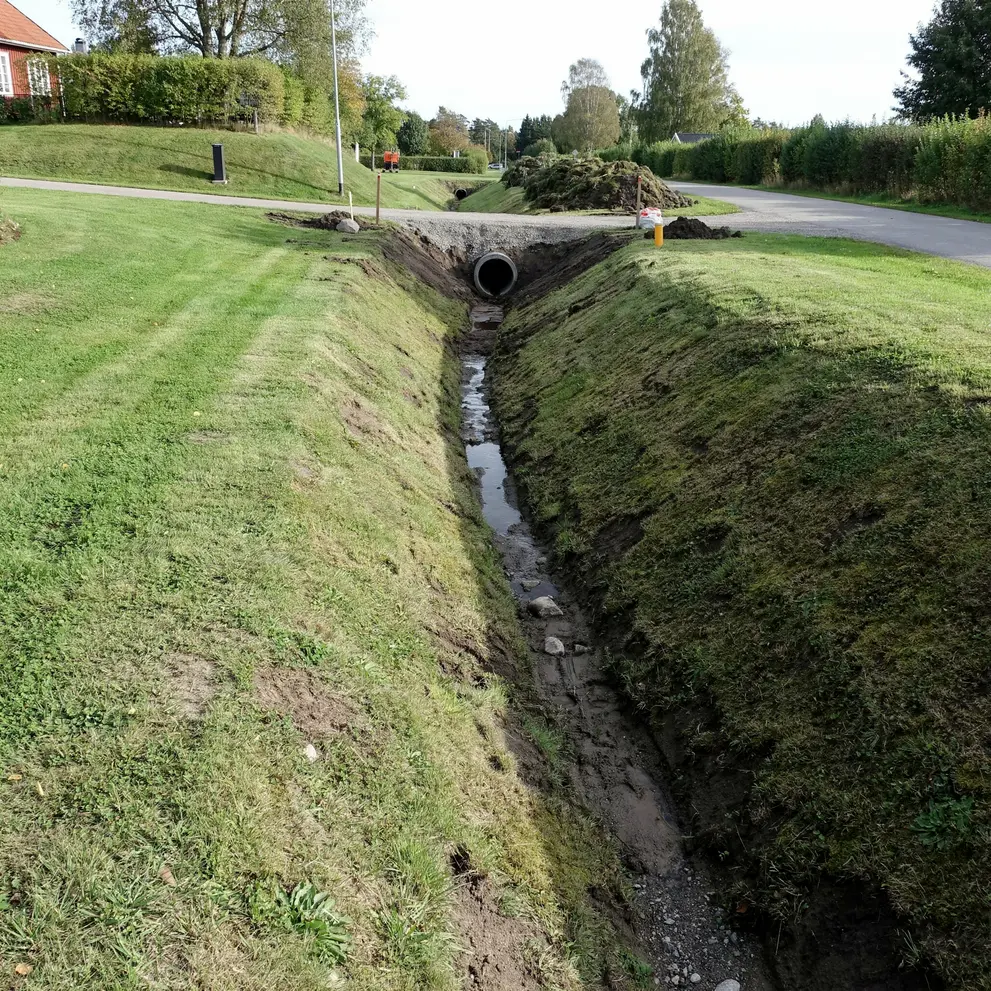 dikning dikesrensning markavvattning malmo skane